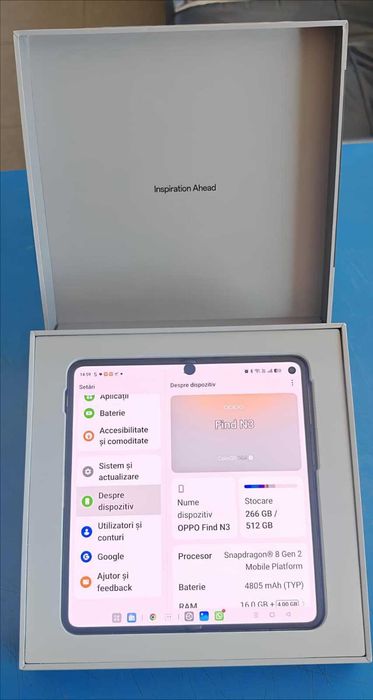 Oppo Find N3 – ca nou, experiență foto premium! MODEL CPH2499