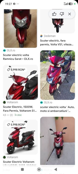 Scuter electric volta nou ,nu-i folosit deloc