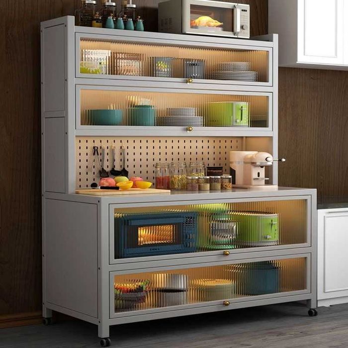 Oshxona bufeti yuqoriga ochiladigan eshikli/ этажерка буфет