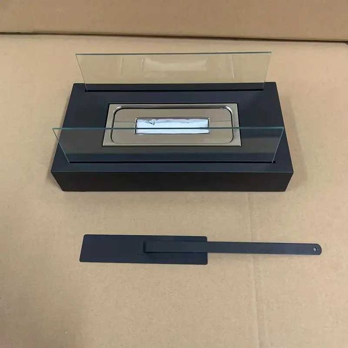 Преносима Биокамина от стомана 35 x 18 x 14 см,на биоетанол био Камина