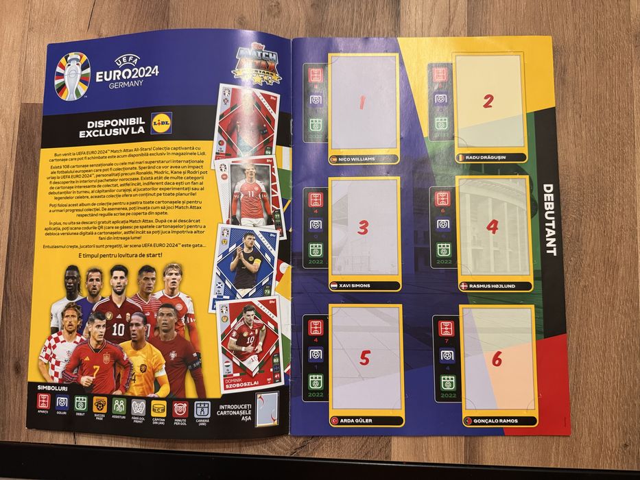 Album EURO 2024 Lidl complet PREMIUM