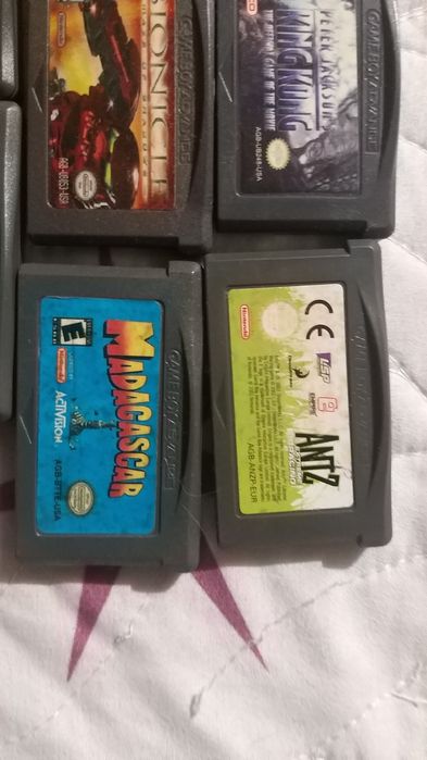 Lot Joc Jocuri Vintage Nintendo Gameboy Advance stare perfecta de func