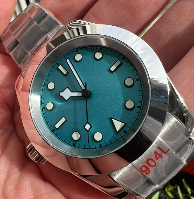 Vand ceas albastru deschis - aquamarine , NH35 , fara logo