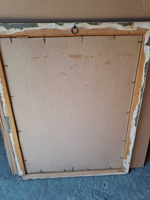 tablou pictura pe carton G Ionescu 57/72 cm