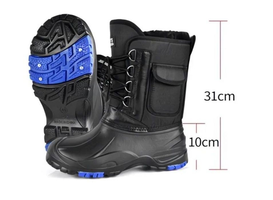 Мужские утеплённые эвасапоги