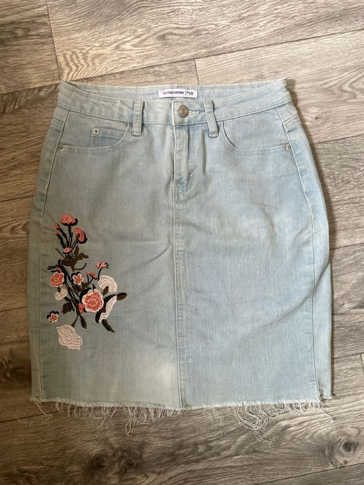 Женская джинсовая юбка