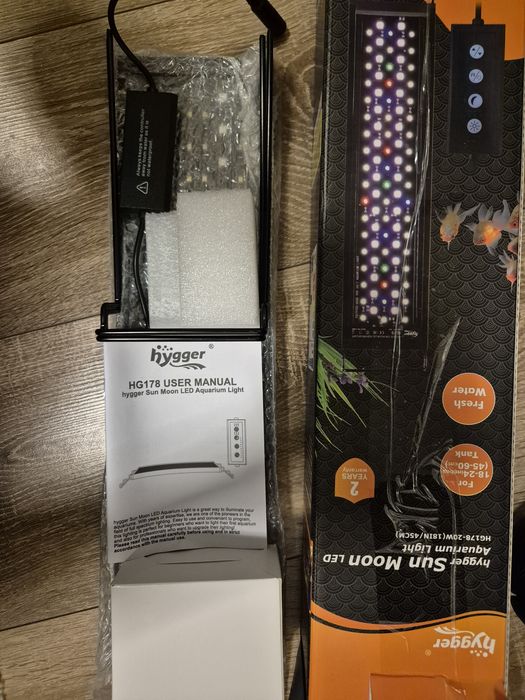 Lampa acvariu Hygger, 20W, 45 cm