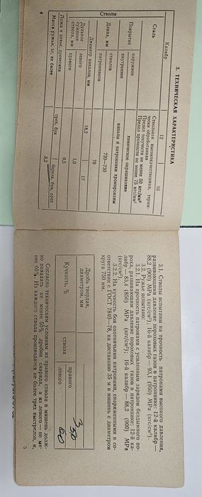 Книжка Паспорт ИЖ-58 МА