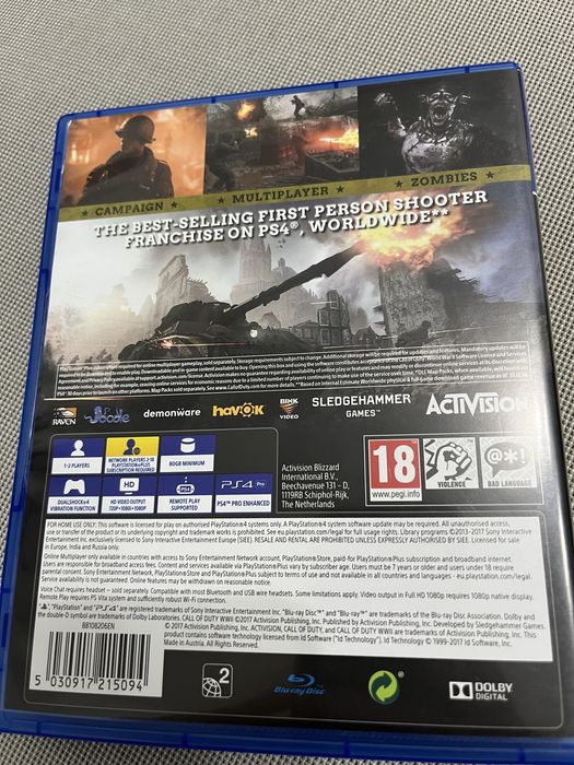 Call of Duty ww2 joc PS4