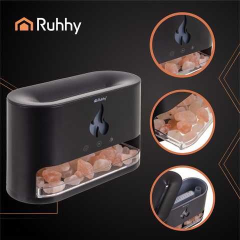 Арома дифузер и овлажнител за въздух с масла за хималайска сол