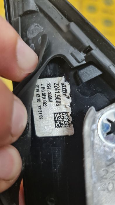 Brat oglinda stanga BMW 3 G20 G21 5pin heliomata completa