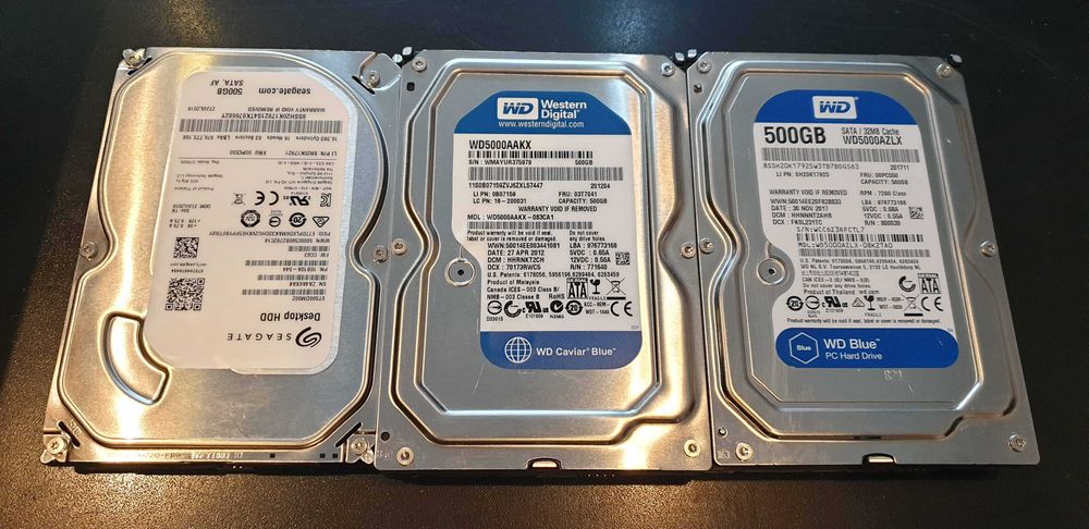 HDD 500 GB 3.5 SATA Western Digital si Seagate