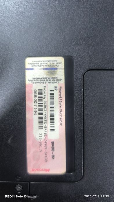 Продам ноутбук Compaq PresarioCQ56