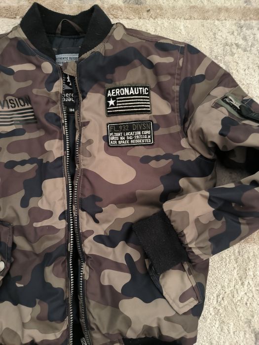 Куртка - бомбер для мальчика 134