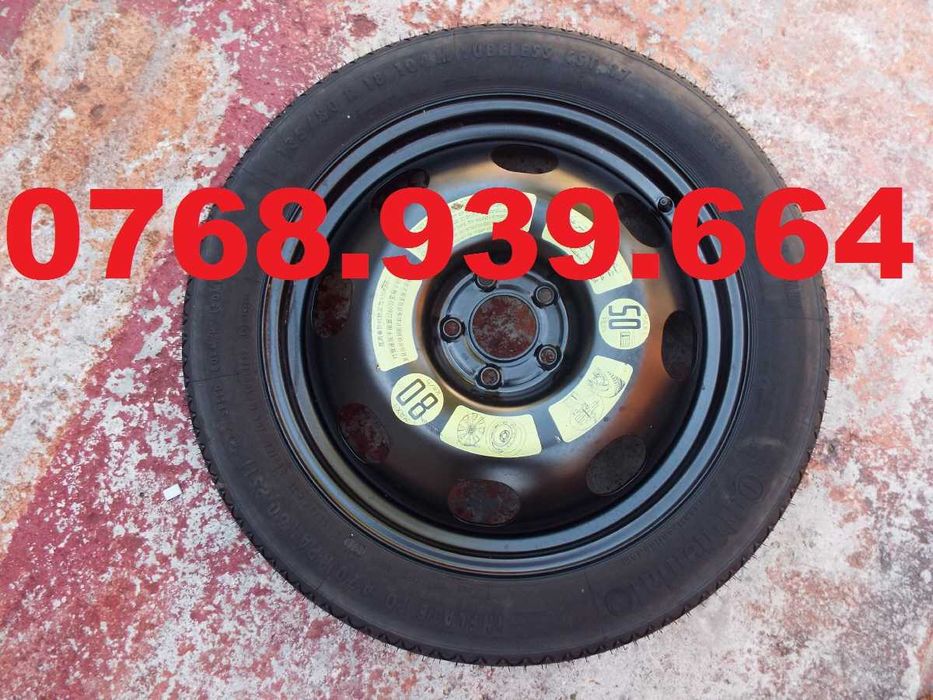 vand roata rezerva ingusta,slim originala volvo xc60,xc70 pret 200euro