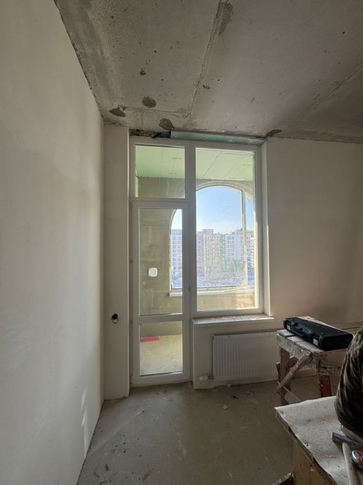 Балконный блок с дверью и фрамугой