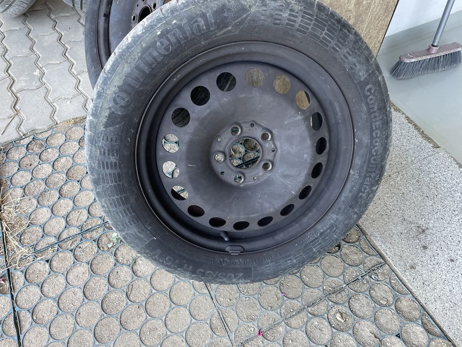 16” гуми с джанти Mercedes 5х112 с датчици за налягане на въздуха.