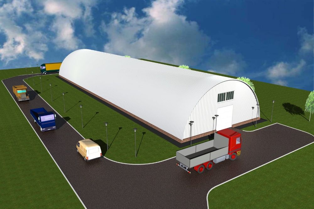 ангар бескаркасный