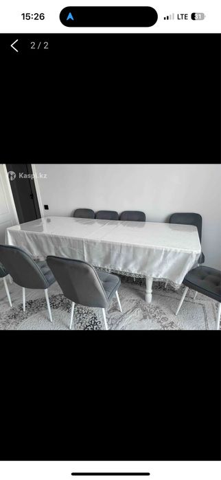 Продам столь стульями