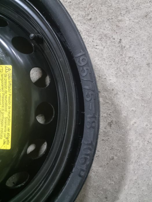 Roata rezerva slim Audi Q5/Q3 NOUĂ! 195/75-18