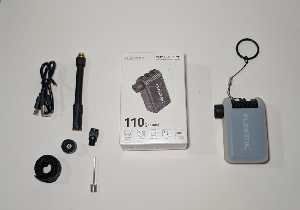 Pompă electrică NOUA mini Flextail Tiny Bike Pump – 110g | 100 PSI