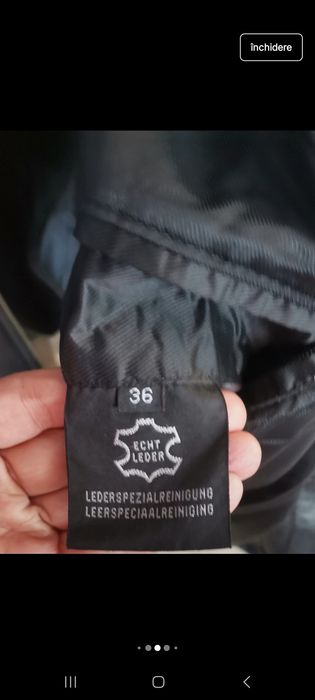Geaca piele naturala