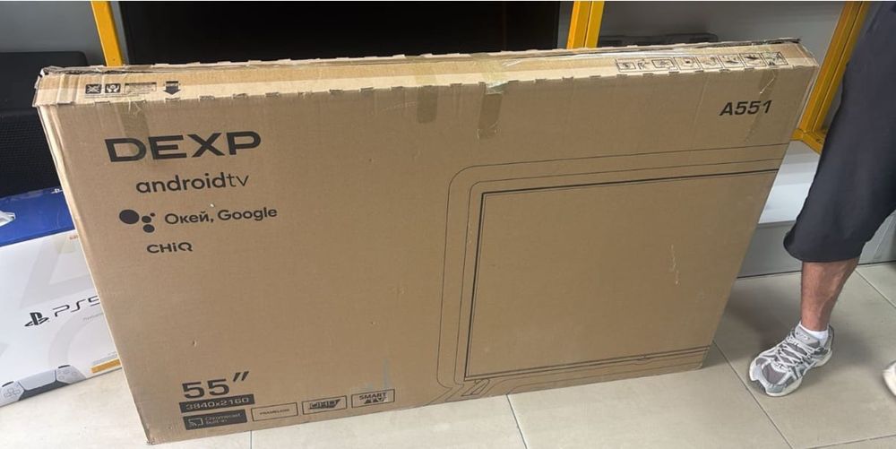 НОВЫЙ DEXP 140 см 4К smart tv телевизор