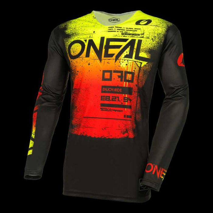 Мотокрос блуза O'NEAL MAYHEM SCARZ Black/Red V.24