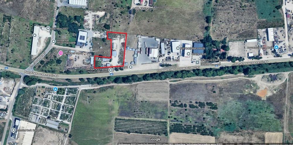 Продава се Парцел в Пловдив, Коматево - 5203 кв.м за 154 €/кв.м - Снимка #1