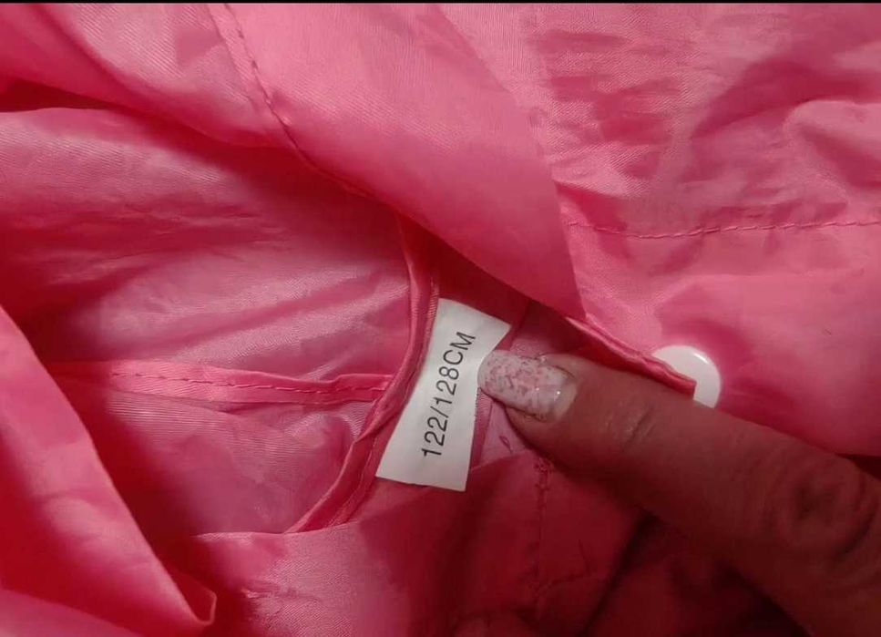 Плащ - дождевик для девочки 7лет