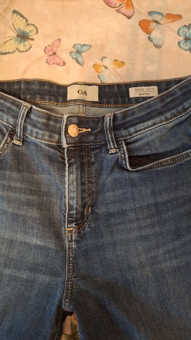 Blugi dama albastru C&A 40