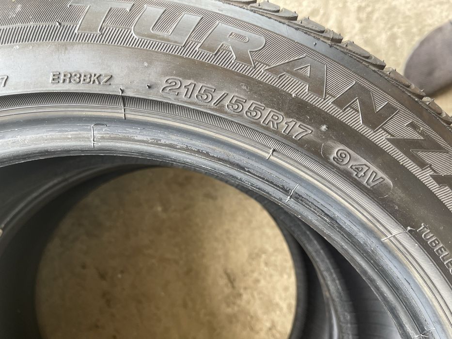 215/55R17 Bridgestone Turanza ER300 8mm