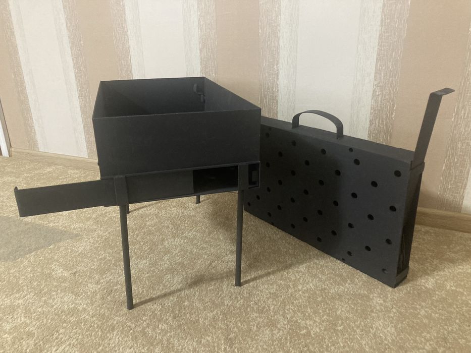 Мангал-чемодан, подарочный.