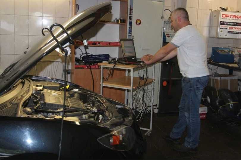 Метан газ балон установка!!