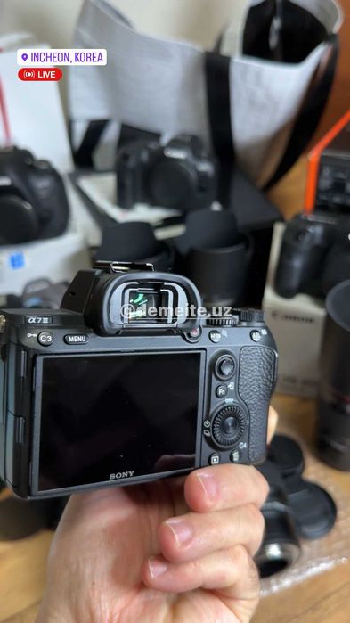 Sony A7 M III body: Probeg: 900 dona bor yog’i!