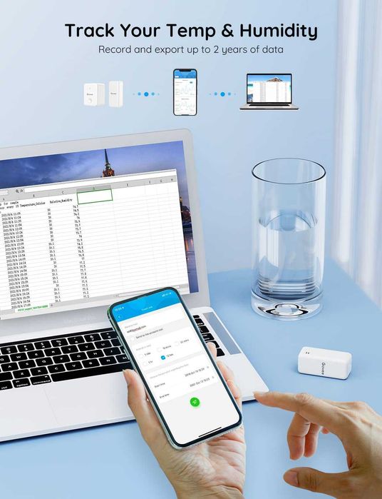 Govee комплект от 3 броя Bluetooth сензори за температура и влажност