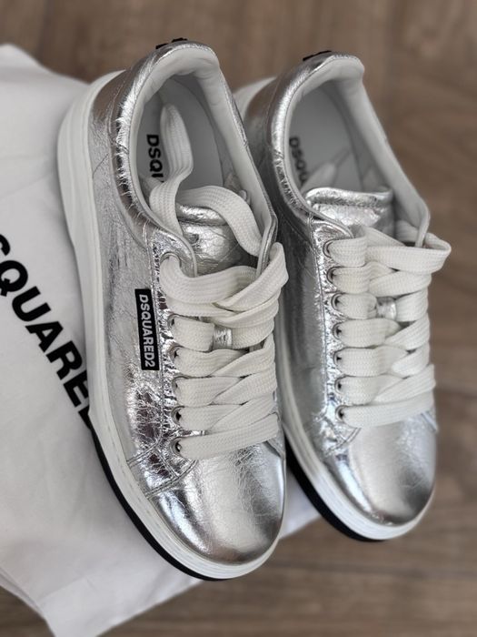 DSQUARED2 кожени кецове