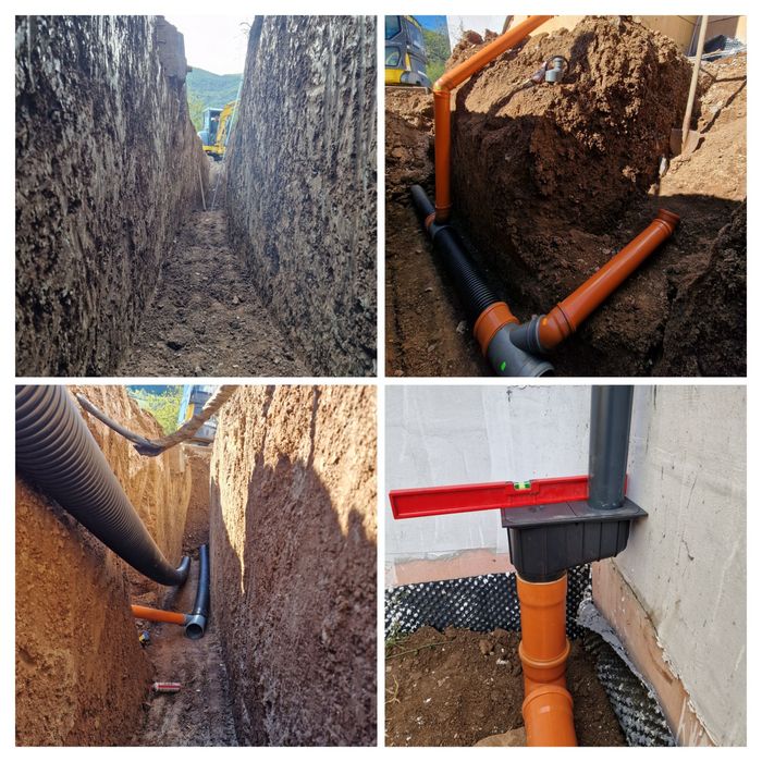 Изкопни дейности, услуги с кран, инертни материали и бетон - трудни ме