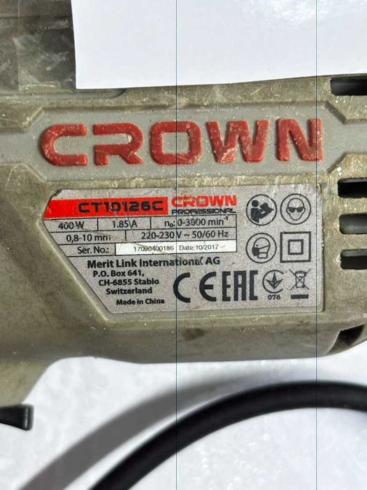 Шуруповерт Crown, лот 110/9656, Мерке