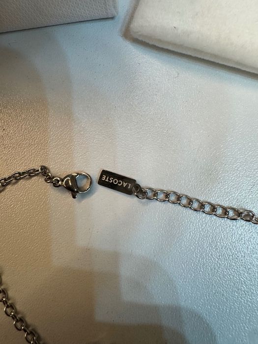 Bratara Lacoste Noua silvery