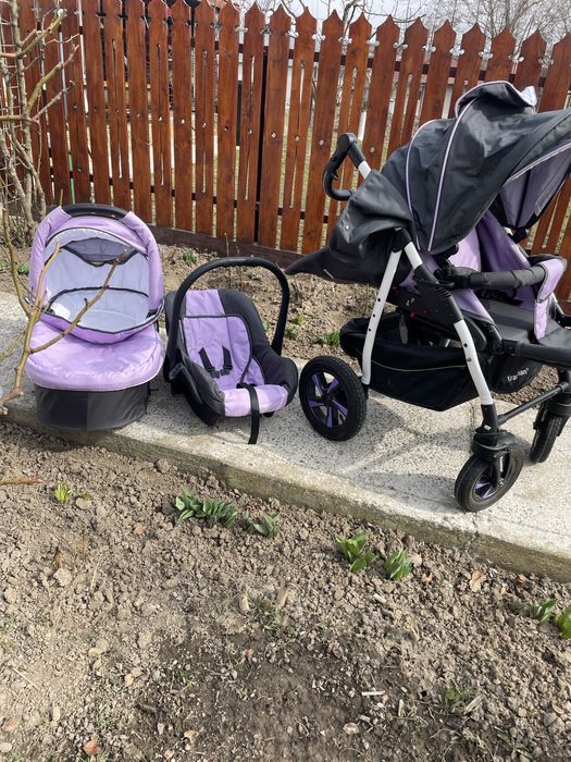 Cărucior pentru copii 3 în 1, Krausman