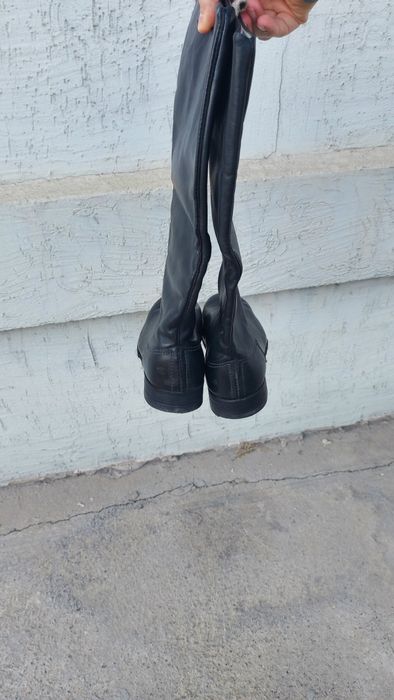 Хромовые сапоги советские