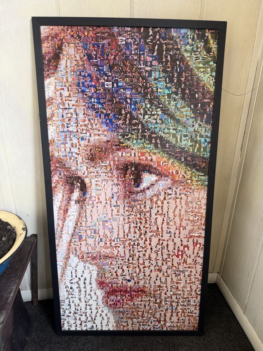 Картина девушки в рамке