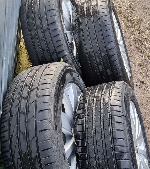 jante originale vw passat, vw sharan, vw touran, vw golf cu anvelope 215/55/16