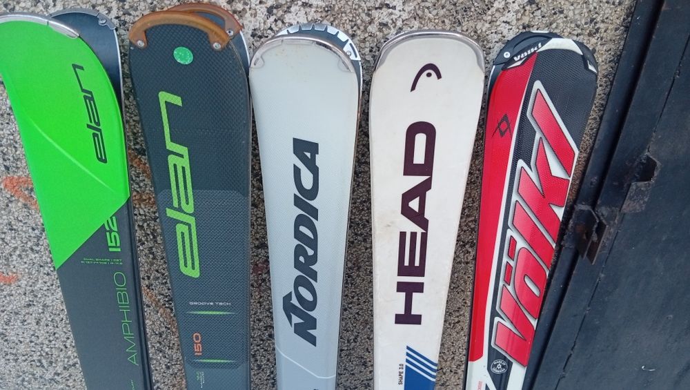 Ски с автомати 150 см. в топ състояние