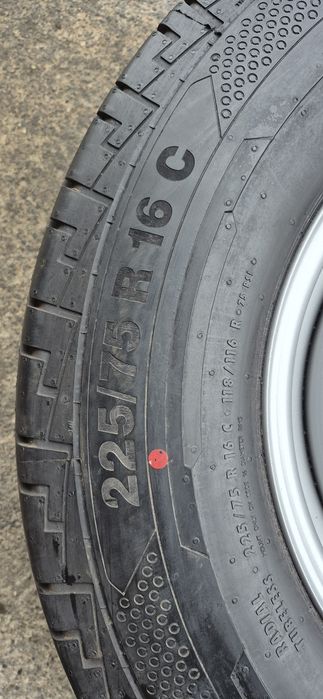 4 Jante noi R16;5×130,ET.68,echipate cu anvelope vara noi.Pret/bucata