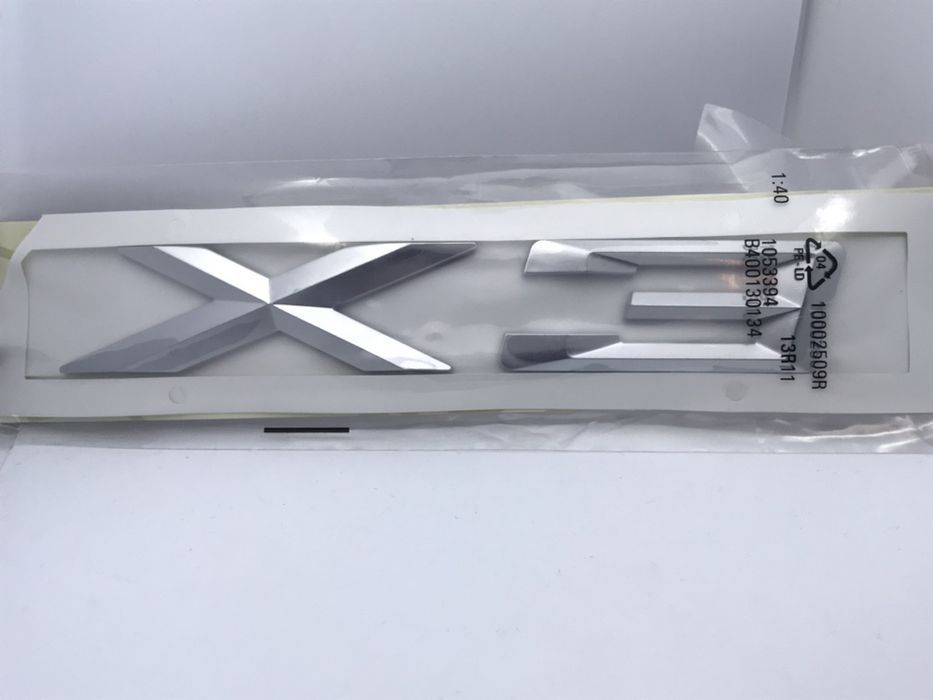 Emblema BMW X3 spate crom