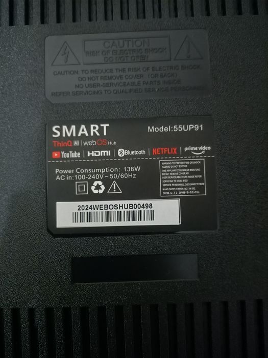 Новый но с разбитым экраном телевизор Samsung