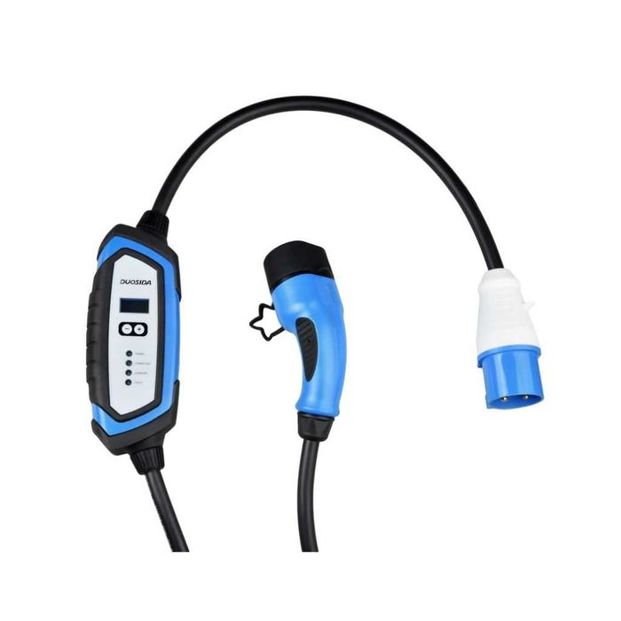 Мобилна зарядна станция Duosida | Тип 2 | 7,4 kW 32 А | 5 метра