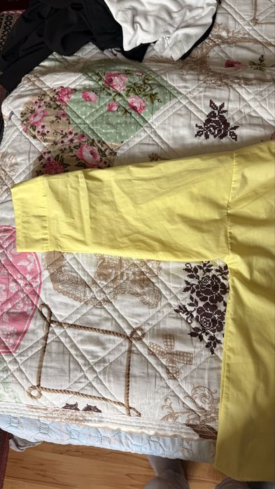 Желтое платье на весну/лето